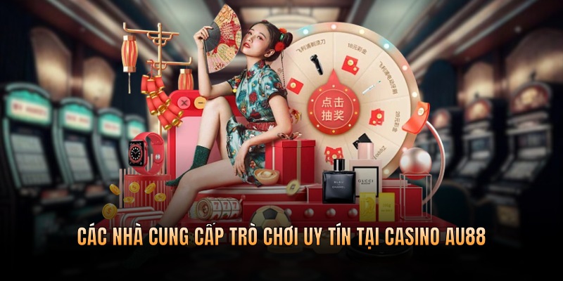 Một vài  nhà cung cấp trò chơi uy tín đỉnh cao hiện có tại sảnh casino